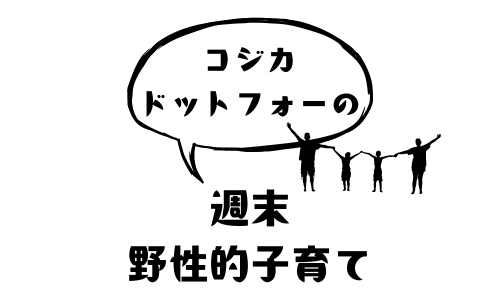 コジカドットフォーの週末野性的子育て